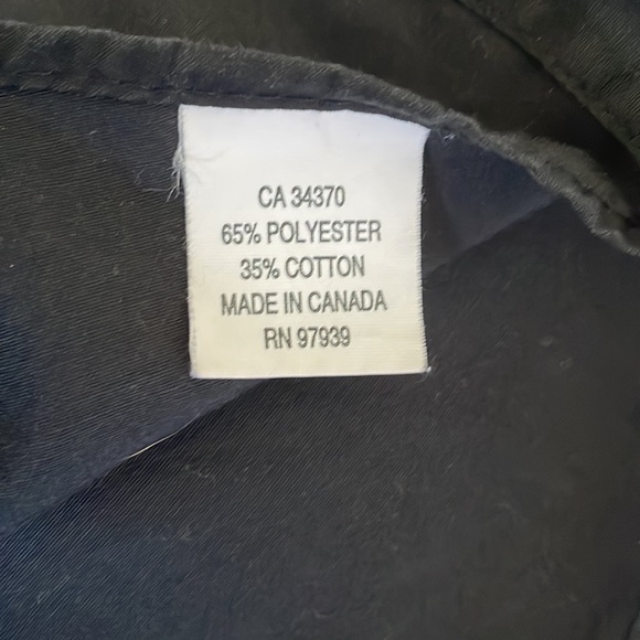 Black Long Sleeve Button Down Size 16 Friar Tuck - Picture 8 of 10